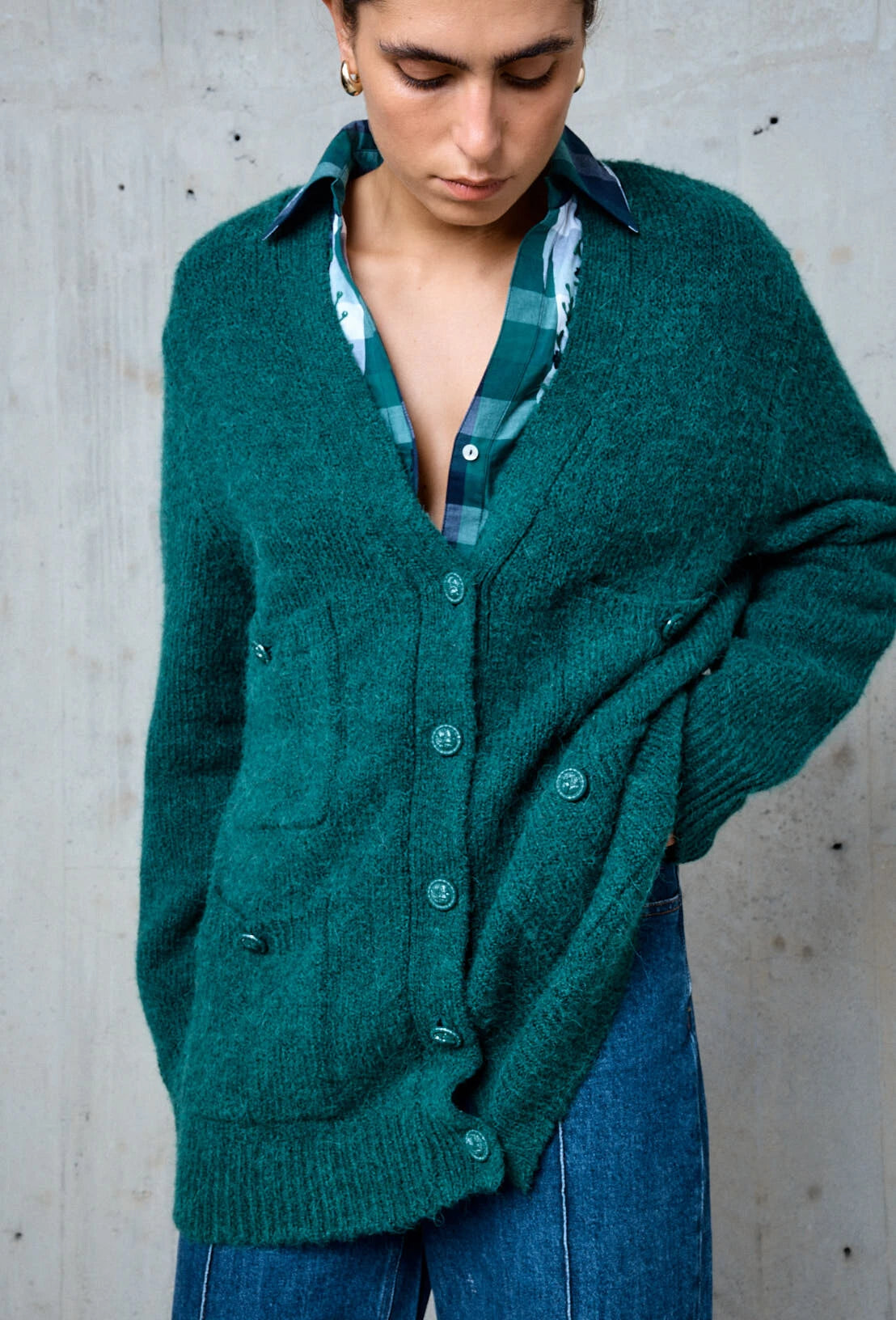 STELLA FOREST Wool Cardigan